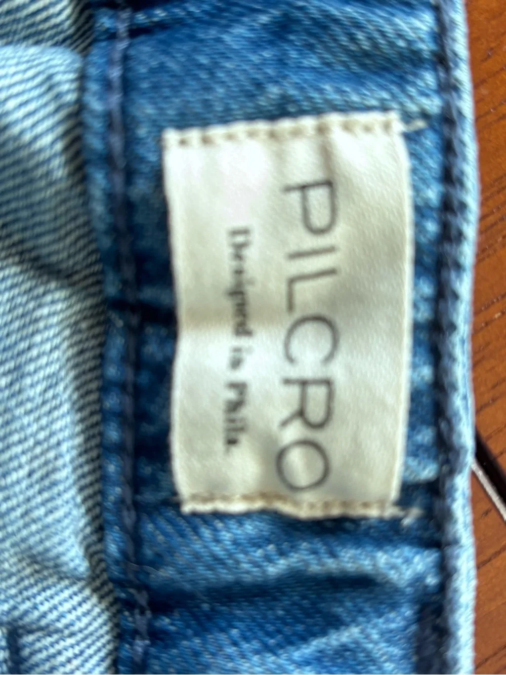 Anthropologie- PILCRO Denim Pleated Mini Skort - Blue sz 31 NWT